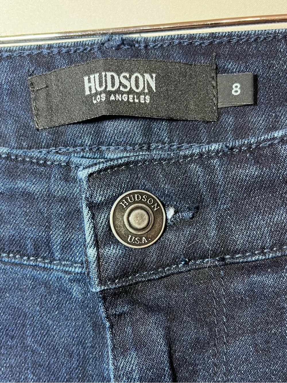 Hudson Straight Leg Jeans NWT Dark Wash Size 29‎ Blue High Rise Casual Classic